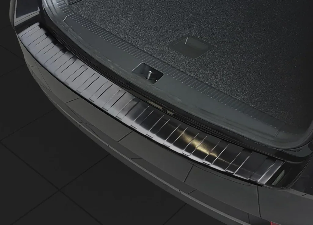 Ladekantenschutz Edelstahl für Skoda Octavia III Kombi FL - graphite / black, Baujahr FL 2016>