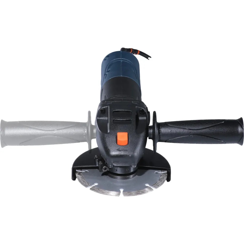AGM1086 Winkelschleifer 500W - 115mm - Elektronische wiederanlaufschutz - Soft griff - Mit Seitenhandgriff und Schrauben
