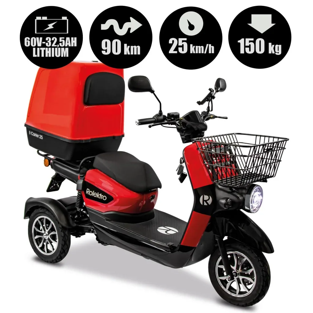 E-Carrier 25 V.3 - mit XXL-Heckkoffer