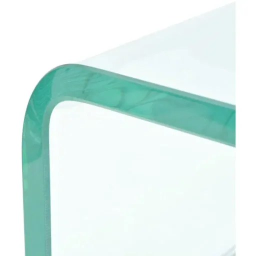 TV-Schrank/Monitorerhöhung transparent 90x30x13 cm Glas