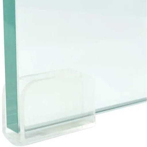 TV-Schrank/Monitorerhöhung transparent 90x30x13 cm Glas