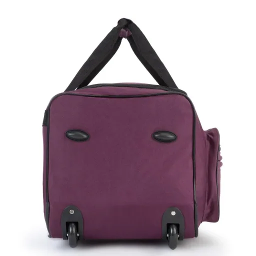 Reisetasche mit Trolley-Funktion - 85L - Lila - Trolley-Tasche