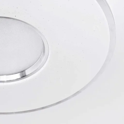 LED Glitzer-/ Sternenleuchte SHINING SILVERSTAR 24W mit 4 Stufen DIM Ø 490 mm