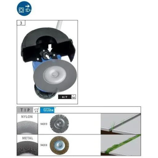 Elektrische Fugenbürste GRF401 -