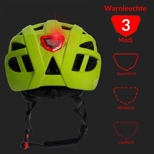 Kinderhelm grün-schwarz Größe M