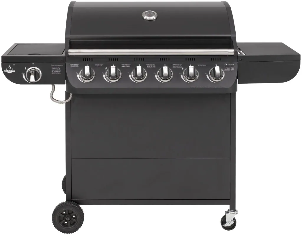 Gasgrill "Columbus" 6 Hauptbrenner + 1 Seitenbrenner