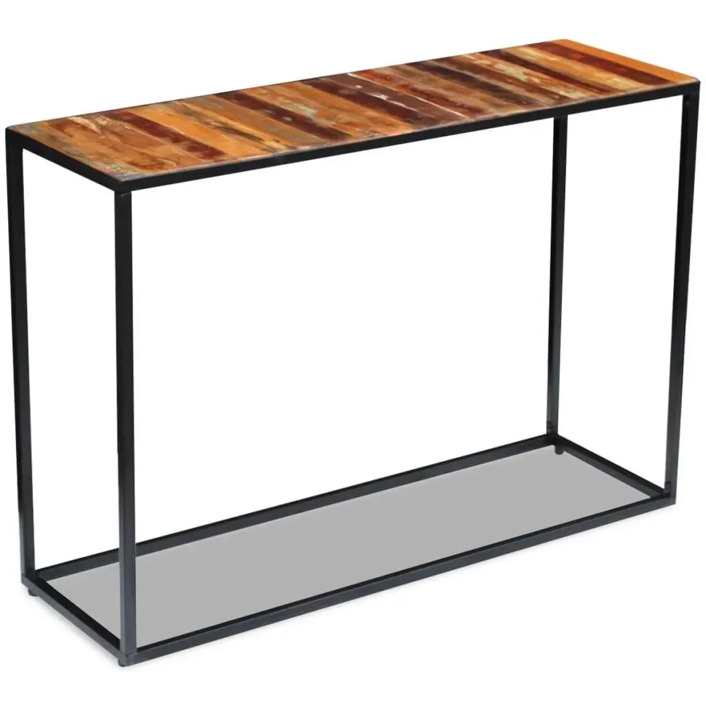Wandtisch 110x35x76 cm aus massivem recyceltem Holz