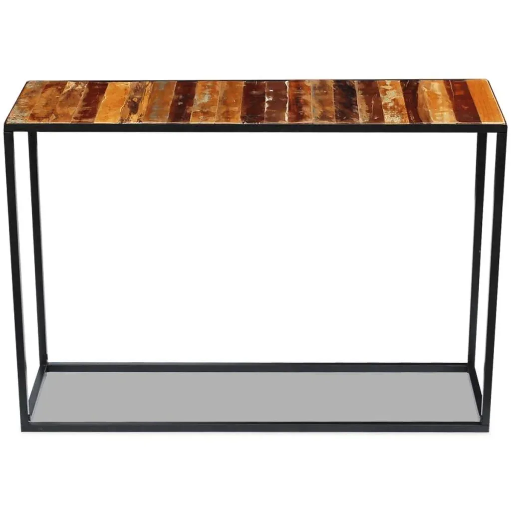 Wandtisch 110x35x76 cm aus massivem recyceltem Holz