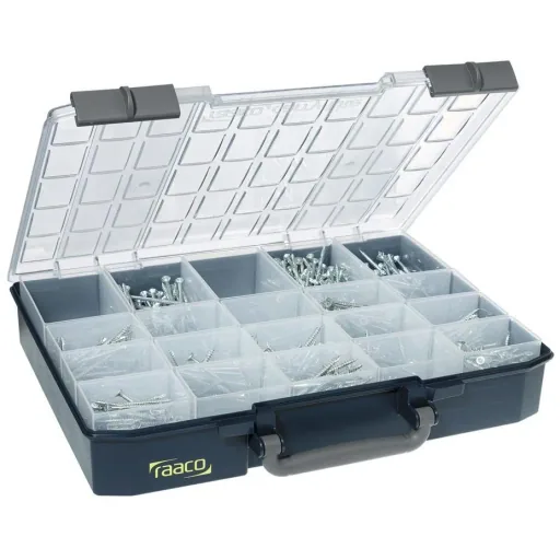 Raaco Sortimentskasten 80 CarryLite 5x10 20 Trays