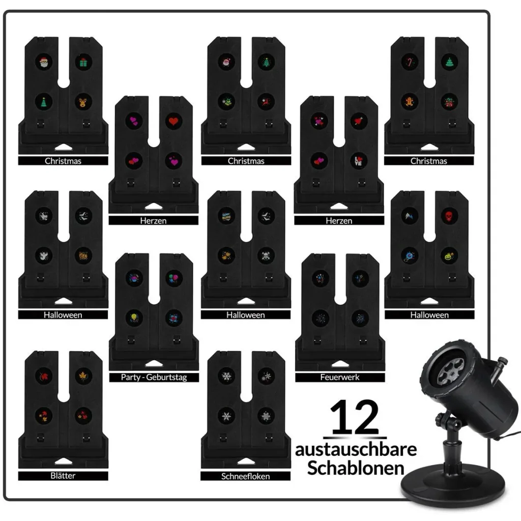LED-Laser-Lichtprojektor Innen/Außen