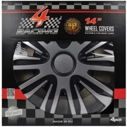 Radblendenset Nardo Silver Black 14inch