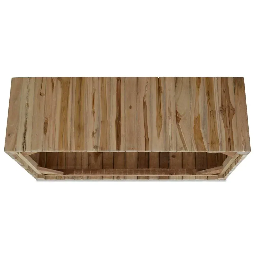 Couchtisch 90x50x35 cm echtes Teakholz