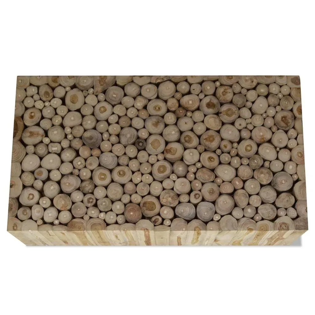 Couchtisch 90x50x35 cm echtes Teakholz