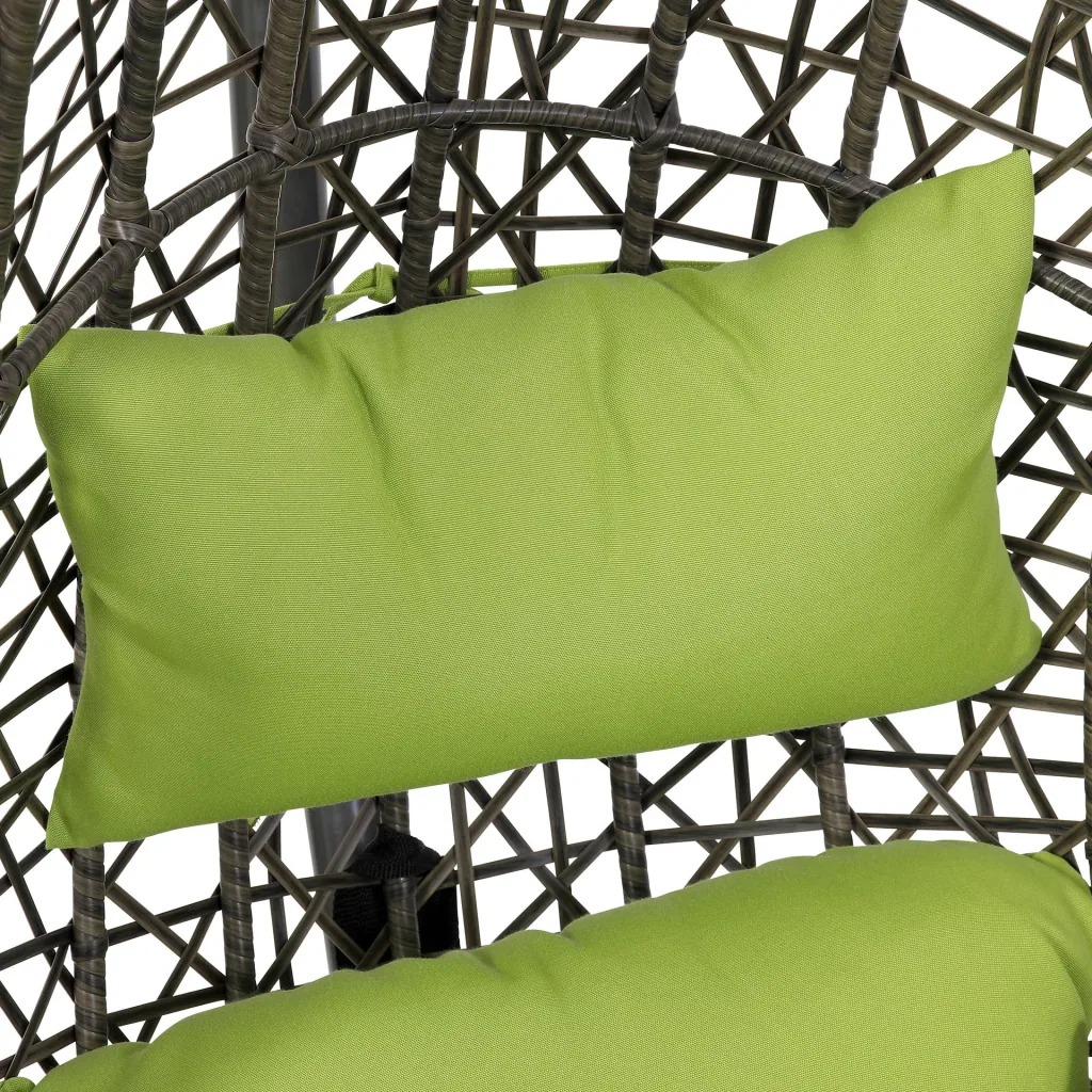 Garten-Hängesessel "Kuba" - braun/grün  