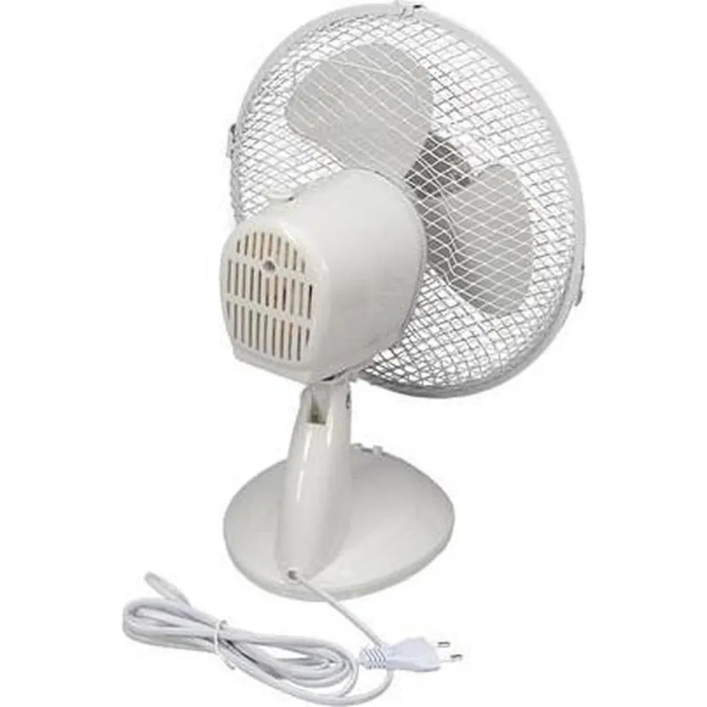Tischventilator - Abs - Ø 23 Cm - Weiß