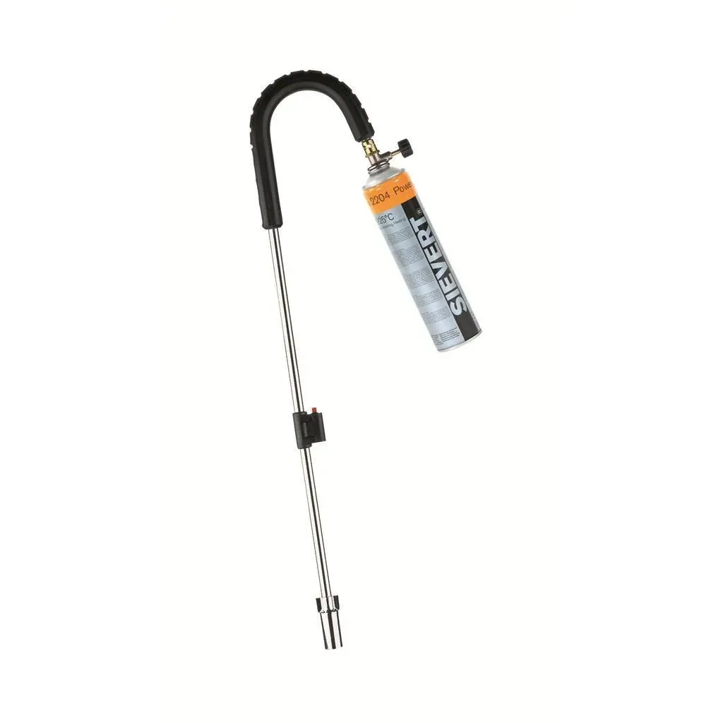 Sievert Unkrautbrenner mit Piezo und 3x Sievert Gasflasche