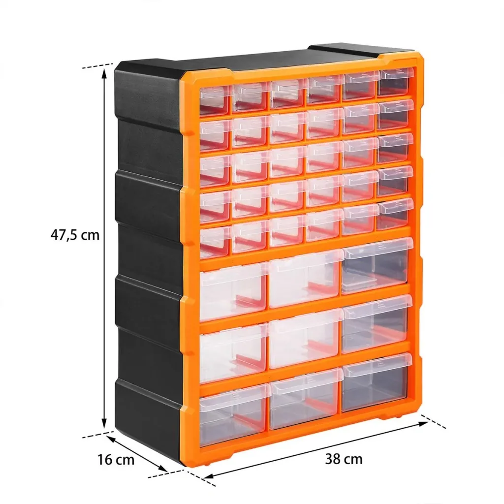 Kleinteile-Organizer - 39 Fächer