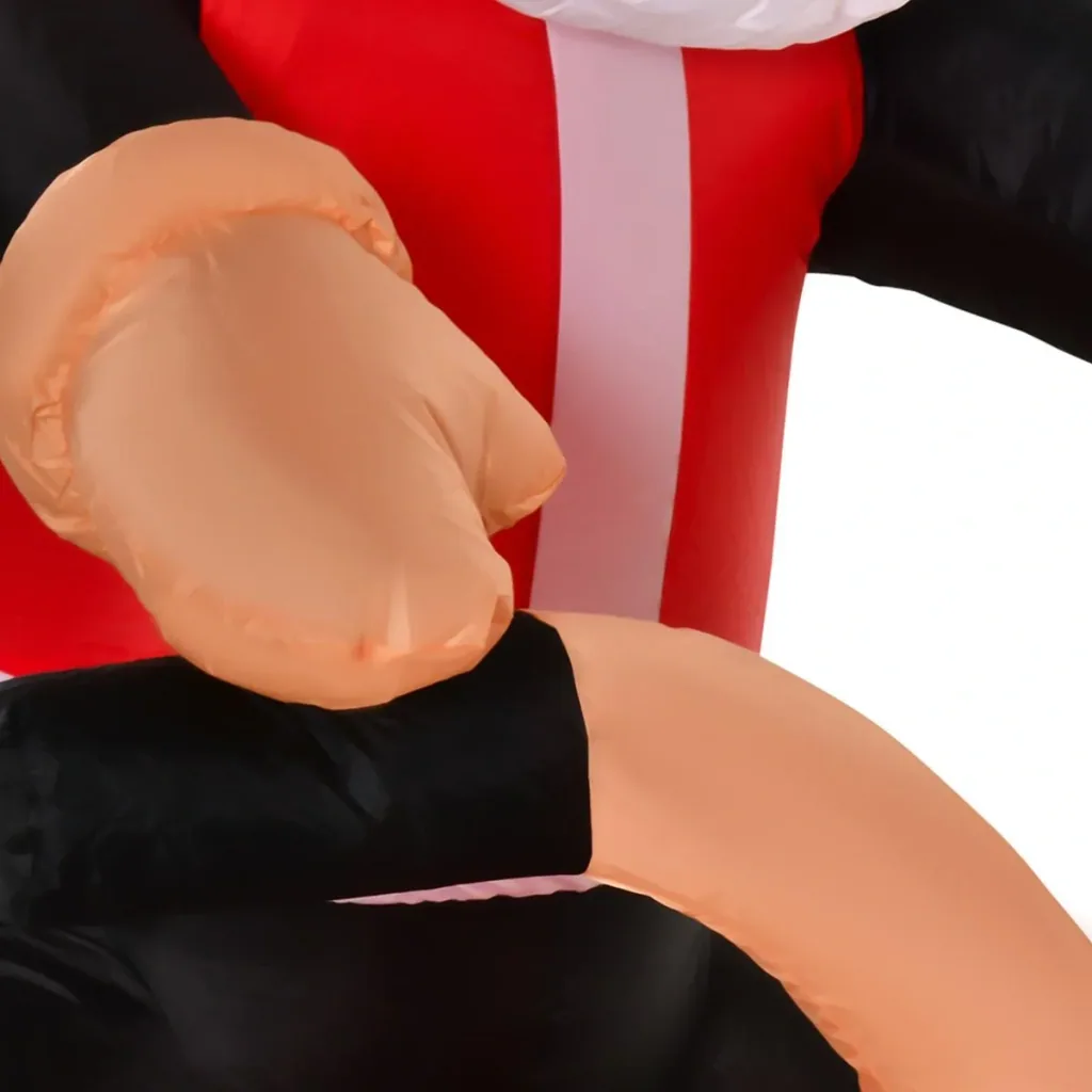 Aufblasbarer Weihnachtsmann 153 cm x 55 cm x 150 cm | Aosom.de