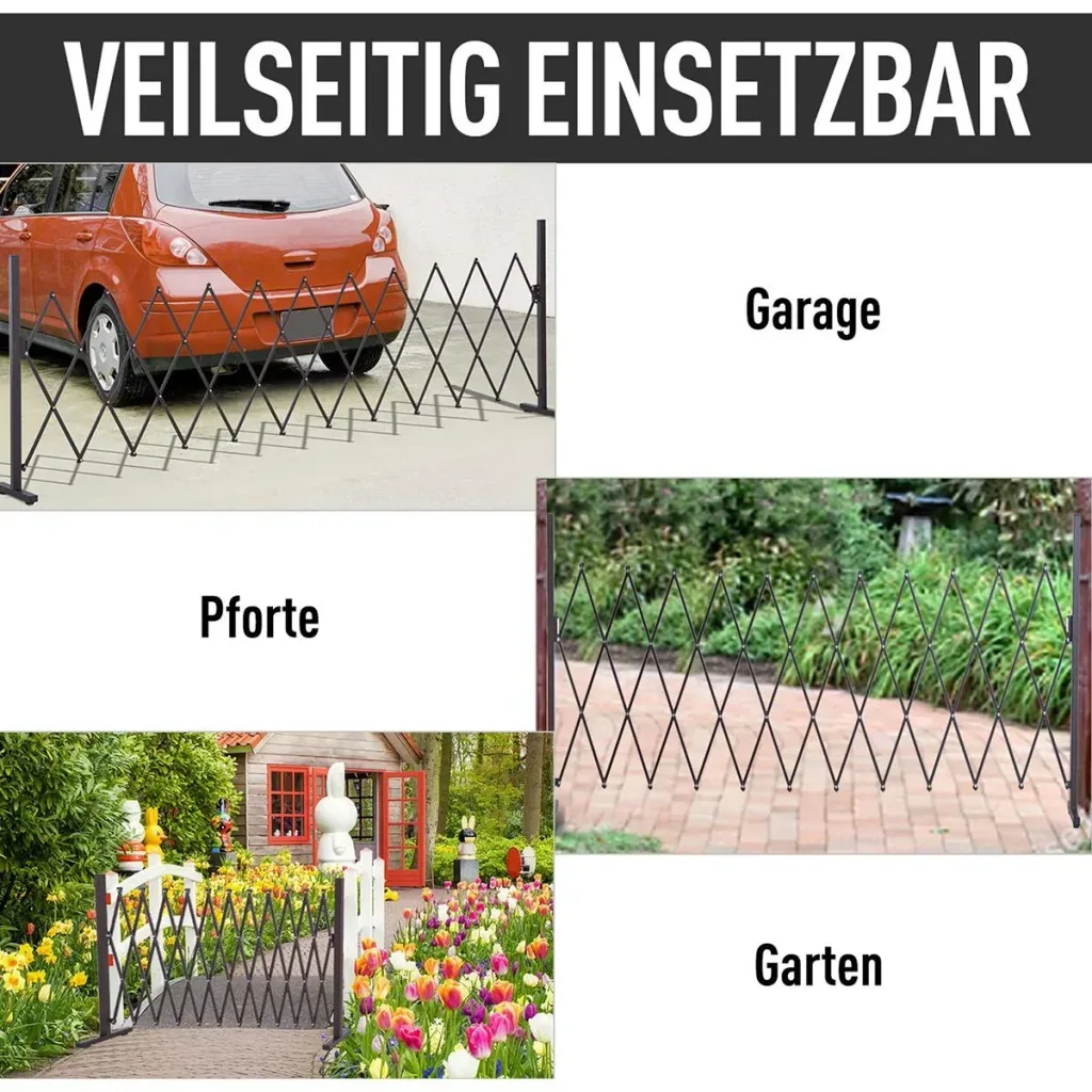Scherengitter ausziehbar dunkelbraun