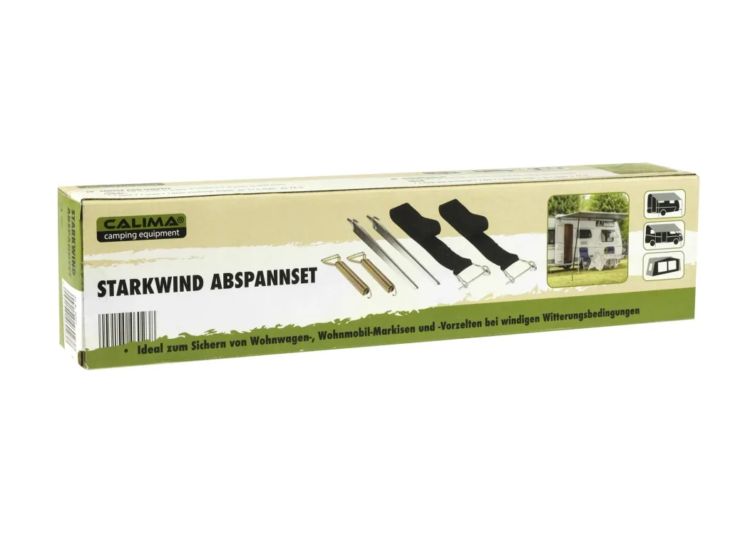 Starkwind Abspannset. 6-teilig