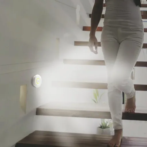LED Leuchten 4er Set mit Bewegungsmelder und Lichtsensor