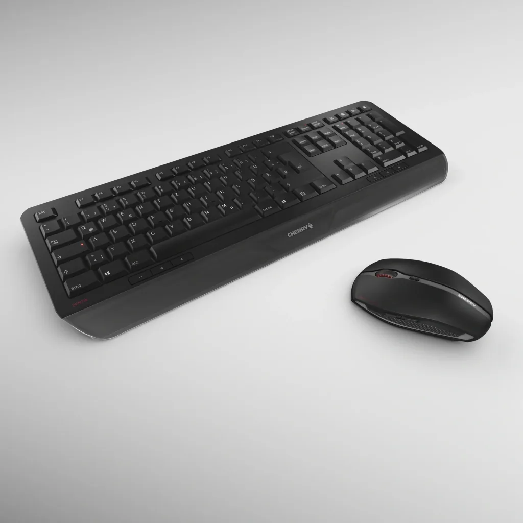 Kabelloses Tastatur-Maus-Set GENTIX DESKTOP schwarz