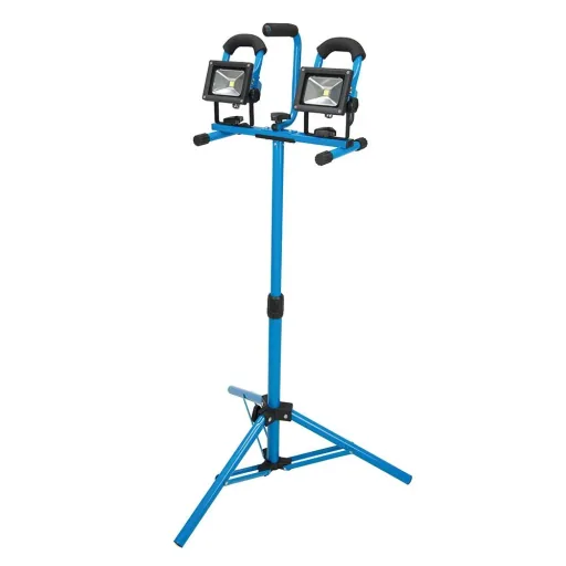 Stativ-LED-Arbeitsscheinwerfer 2 x 10 W (EU)