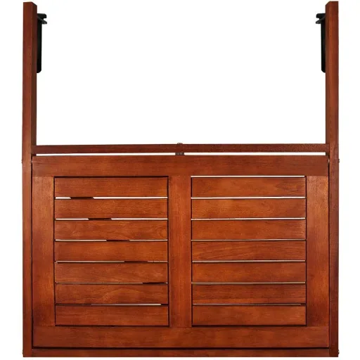 Klappbarer Balkontisch - Akazienholz - 65x45x87cm