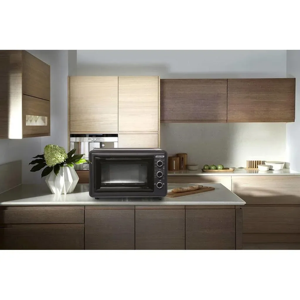 Elektrobackofen - 1500W - 35L - Schwarz