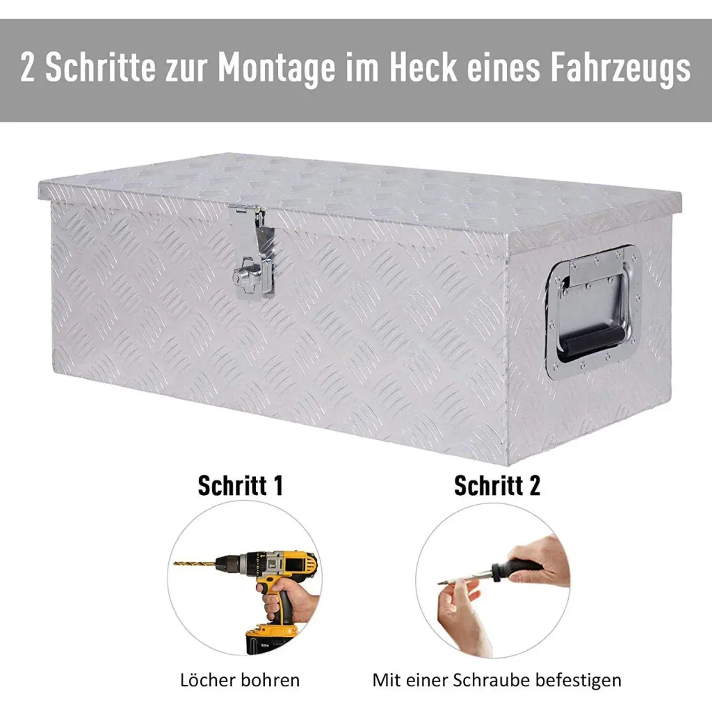 Werkzeugkasten abschließbar