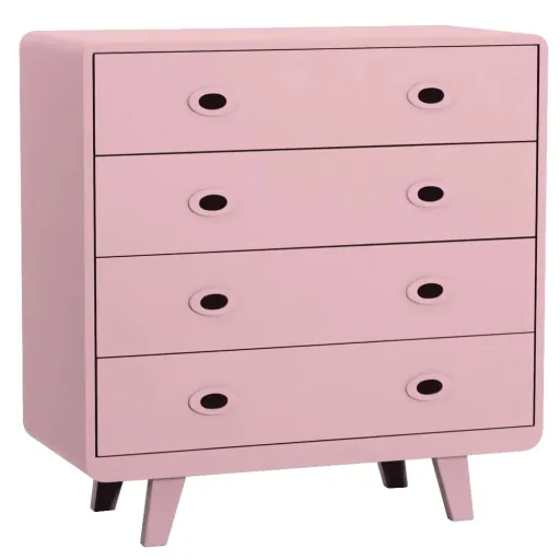 Laurette Kommode Toi & Moi, Farbe: Bubble Gum