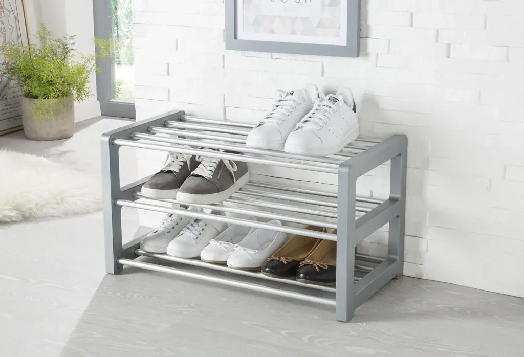 Schuhregal, stapelbar