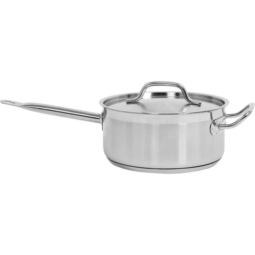 Kochtopf aus Edelstahl mit Deckel - 24x11 cm - 5L