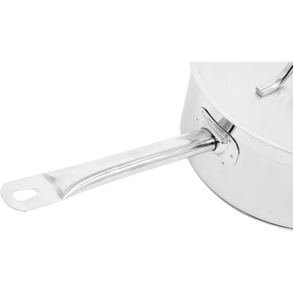 Kochtopf aus Edelstahl mit Deckel - 24x11 cm - 5L