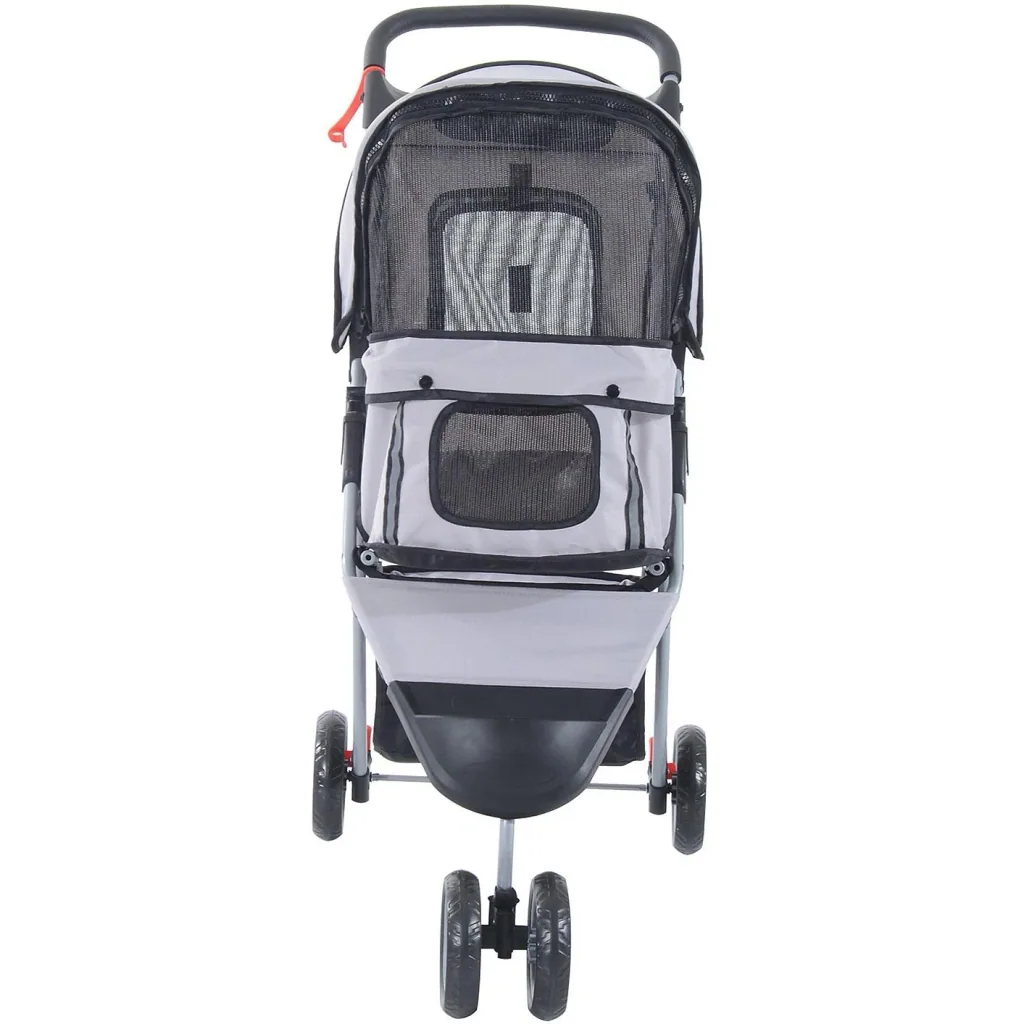 Hundewagen Hundebuggy Grau