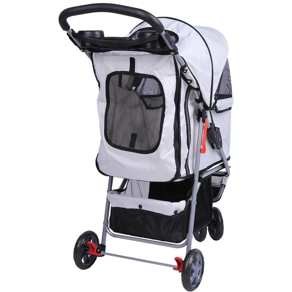 Hundewagen Hundebuggy Grau
