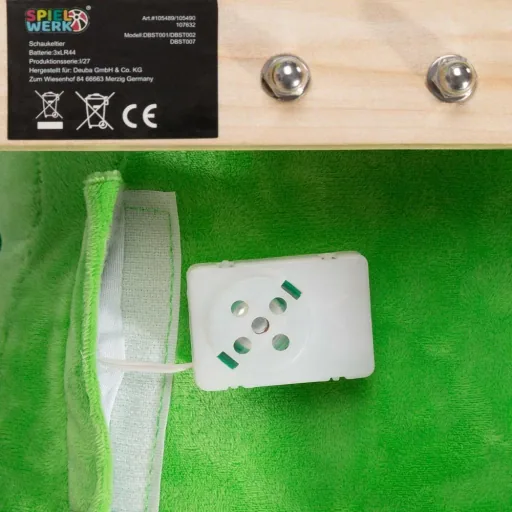 Schaukelstuhl Kinder Dino mit Sicherheitsgurt