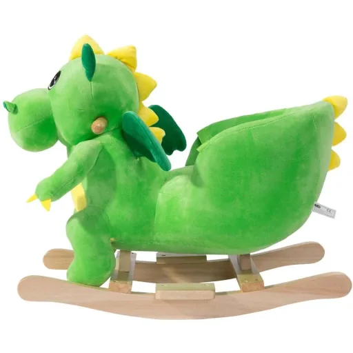 Schaukelstuhl Kinder Dino mit Sicherheitsgurt