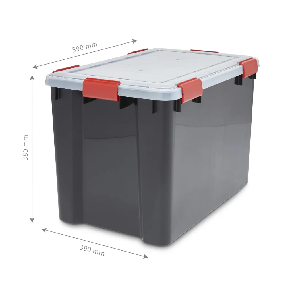 Wasserdichte Box AT-LD BkR/C/D, schwarz, 70 Liter
