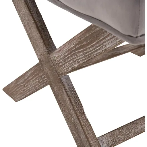 Fußhocker Sitzhocker Fußbank Sitzbank Chesterfield Polsterhocker Fußablage Samt grau 49,5 x 45 x 41 cm