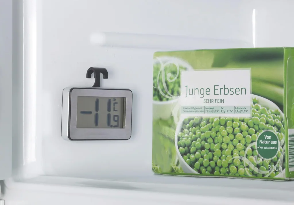 Digital Kühlschrank-Thermometer - misst von -20 bis +50 °C, Edelstahl
