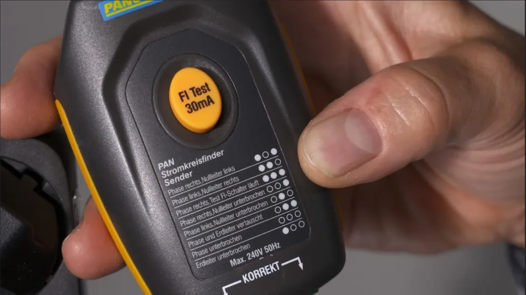 PAN elektronischer Stromkreisfinder und FI Tester