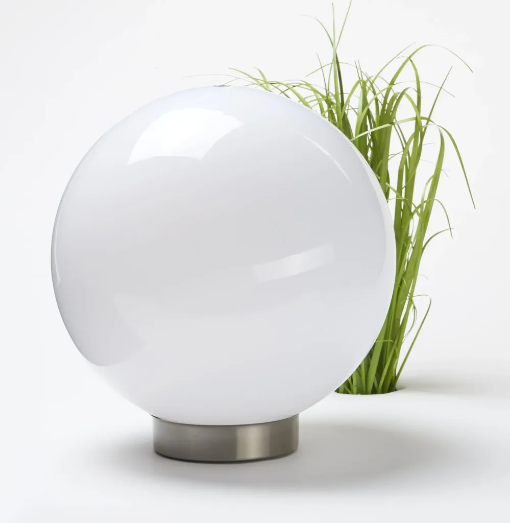 Solar Kugel mit weißer und Farbwechsel LED - 30cm