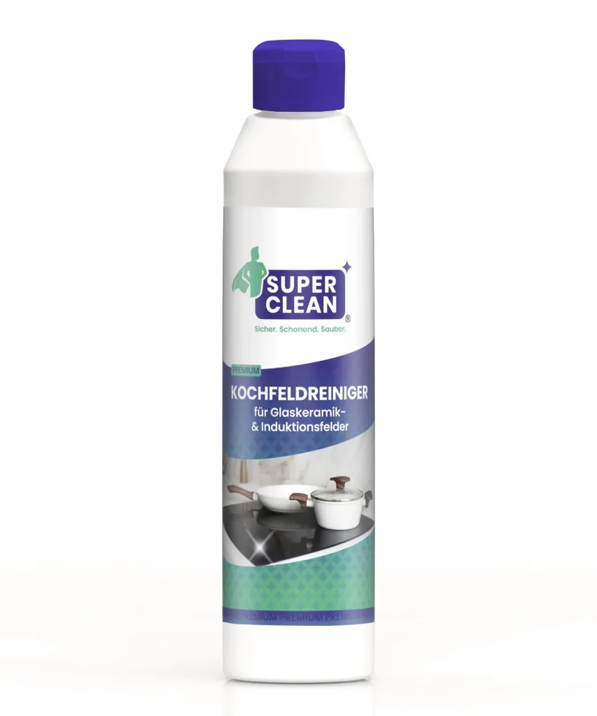 Kochfeld-Reiniger-Set, mit 2 in 1 Magic-Schwamm, 250 ml