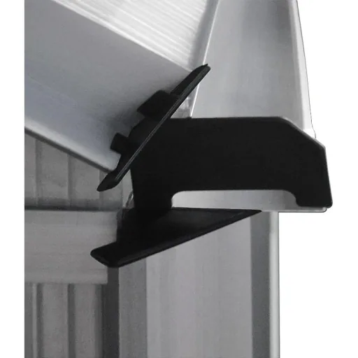 Aluminium Gewächshaus / Wintergarten 7,6m³ mit 2 Oberlichtern