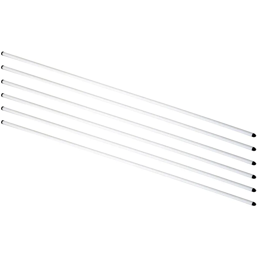 Welpengitter Freilaufgehege Laufstall für Haustiere mit Tür 6 Teile sechseckig PP-Kunststoff rostfrei Weiß Ø135 x H95 cm