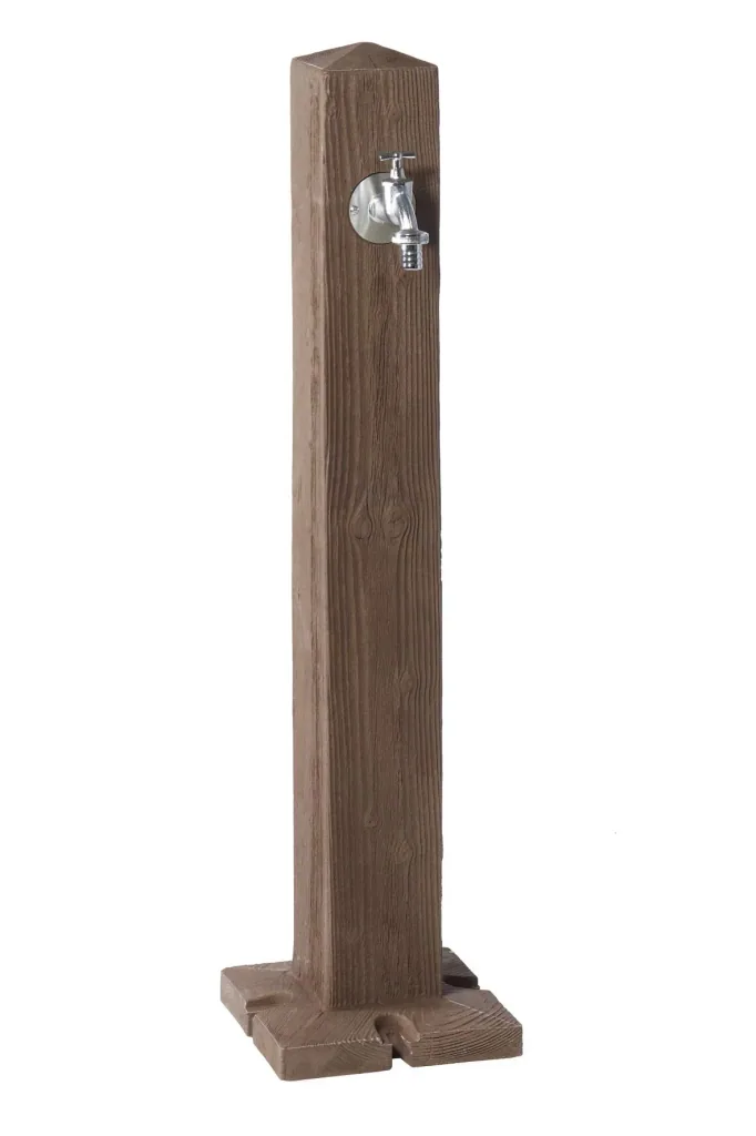 Wasserzapfsäule WOOD, Farbe darkwood