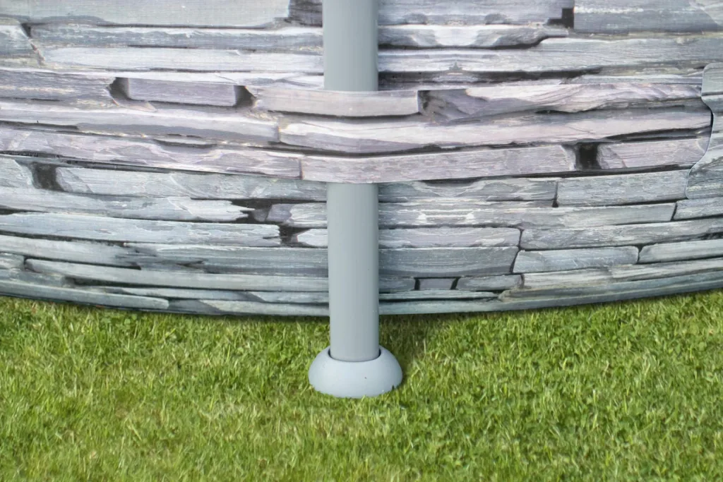 Summer Waves Elite Frame Pool Ø427 x 107 cm Stein grau
