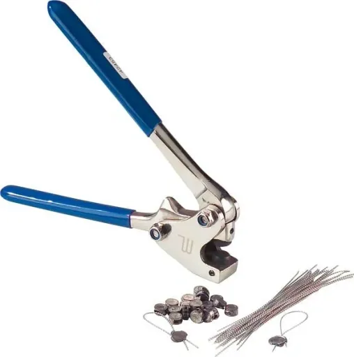Plombierzange 8-10 mm für Blei & Kunststoffplomben, 170 mm Metall