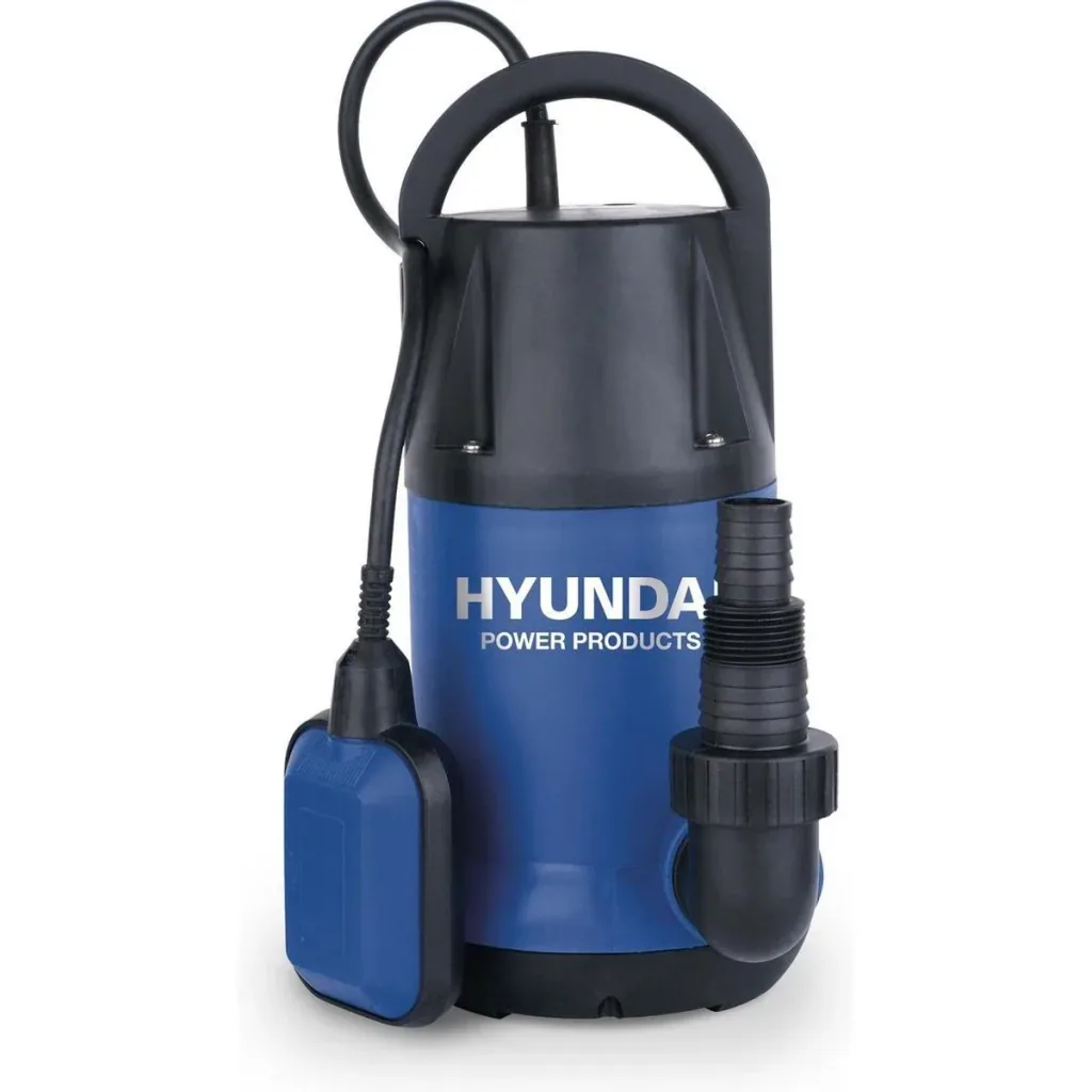 Tauchpumpe inklusive 10M Gartenschlauch - 6000 l / h - 250W - für klares und leicht verschmutztes Wasser